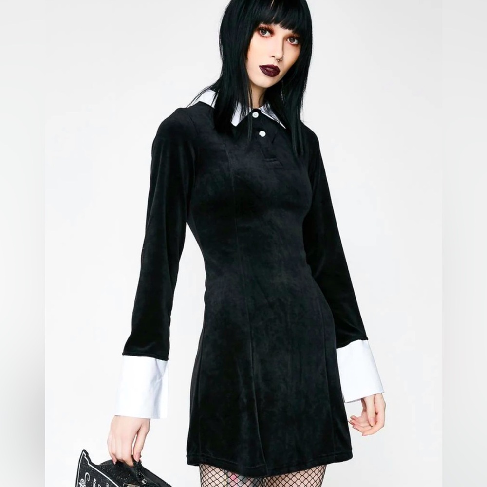 KILLSTAR Luxe Velvet Addams Dress 💫